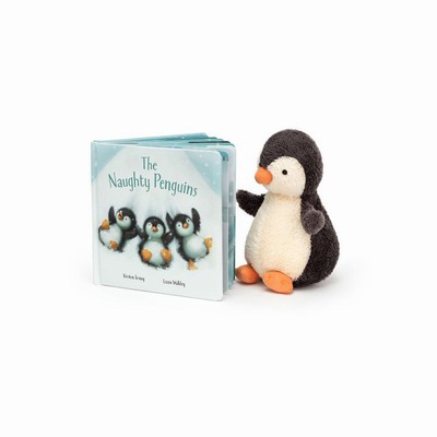 Jellycat The Naughty Penguins and Peanut Penguin Medium New Zealand | VBXHK9653